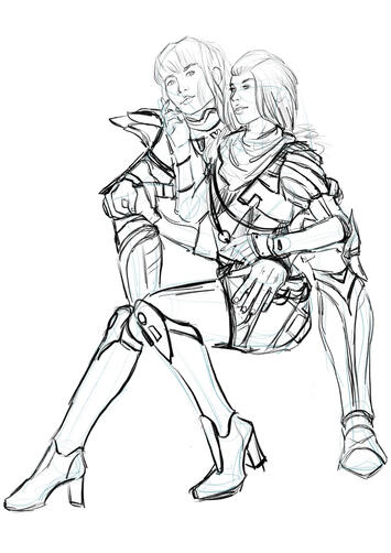 Queensguard Sketch